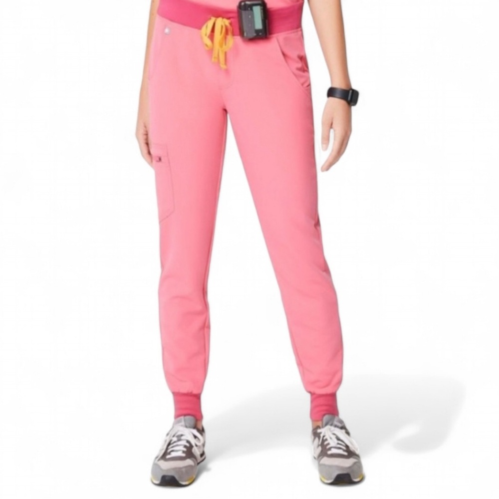 Figs Neon Pink Women's Zamora Jogger Scrub Pants XL